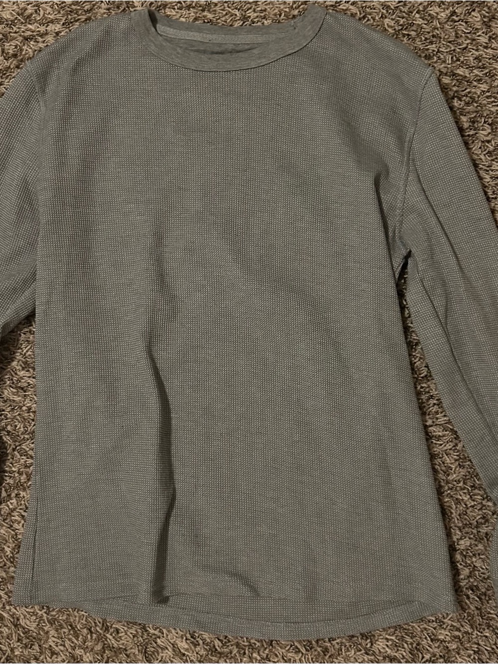 Men's Long Sleeve Thermal Shirt - Gray